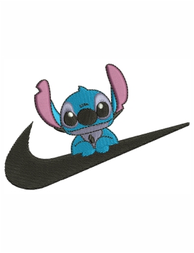 Nike Cartoon Logo Embroidery Design | Nike Swoosh Embroidery Patterns