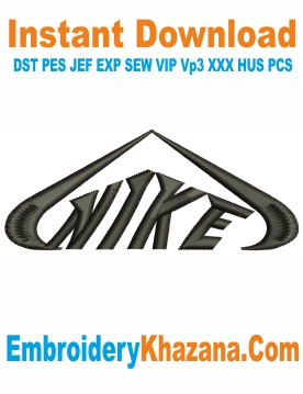 Logo Nike Embroidery Design