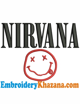 Nirvana Embroidery Design