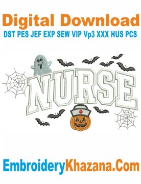 Nurse Applique Machine Embroidery Design