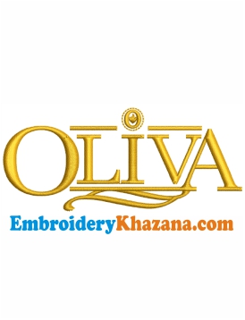 Oliva Cigar Logo Embroidery Design