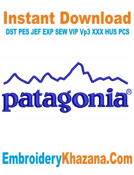 Patagonia Logo Embroidery Design