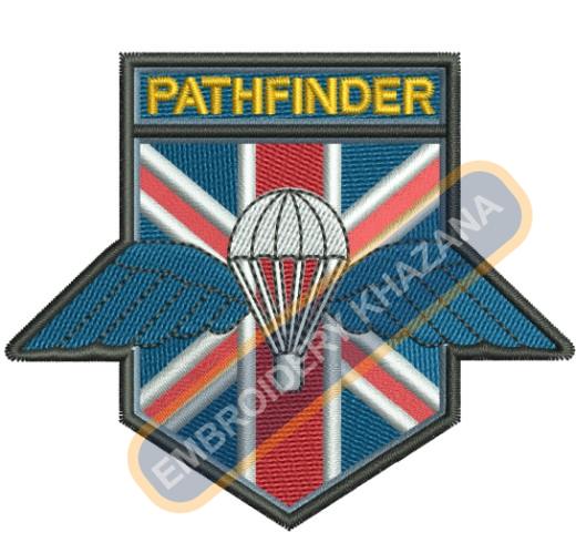 Pathfinder Parachute Crest Embroidery Design