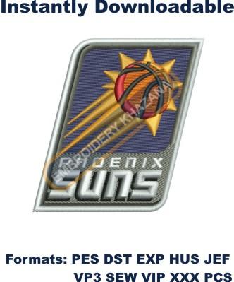 Phoenix Suns Logo embroidery design