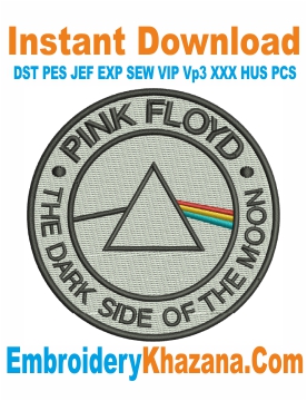 Pink Floyd Embroidery Design