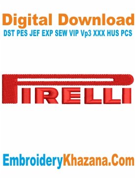 Pirelli Embroidery Design