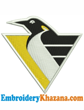 Pittsburgh Penguins Logo Embroidery Design