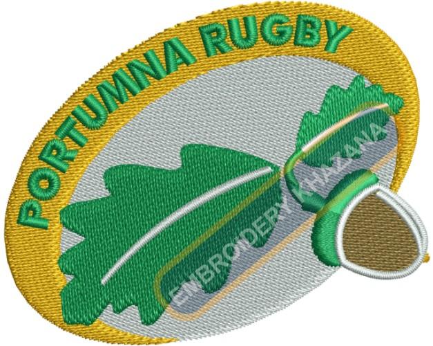 Portumna Rugby Club Embroidery Design