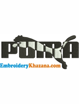 Puma Logo Embroidery Design