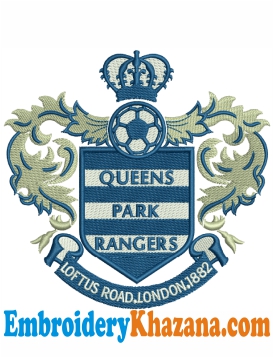 Queens Park Rangers Logo Embroidery Design