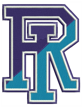 Rhode Island Rams Logo Embroidery Design