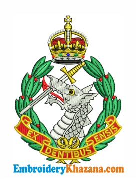 Royal Army Dental Corps Embroidery Design