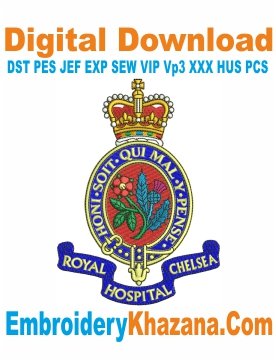 Royal Hospital Chelsea Machine Embroidery Files