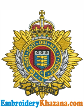 Royal Logistic Corps Embroidery Design