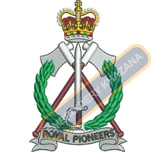 Royal Pioneers Embroidery Design