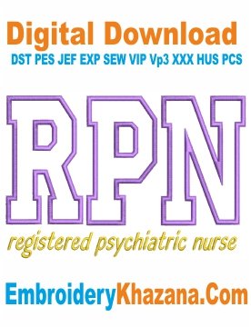 RPN Applique Embroidery Design