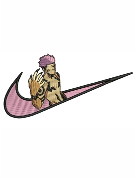 Sakuna Anime Nike Embroidery Design