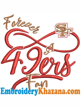 San Francisco 49ers Embroidery Design