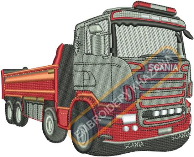 Scania Truck Embroidery Design
