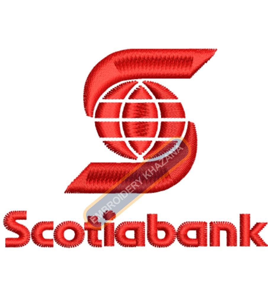 Scotia Bank Embroidery Design