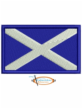 Scotland Flag Embroidery Design