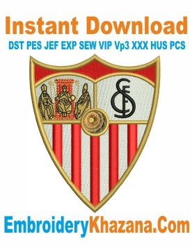 Sevilla Fc Logo Embroidery Design