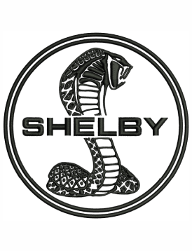 Shelby Logo Embroidery Design