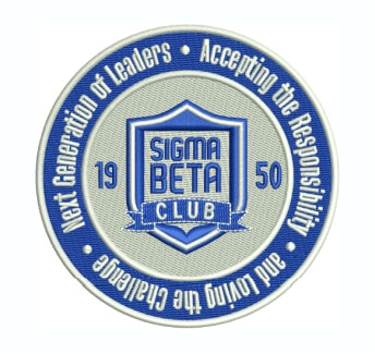 Sigma Beta Club Logo Embroidery Design