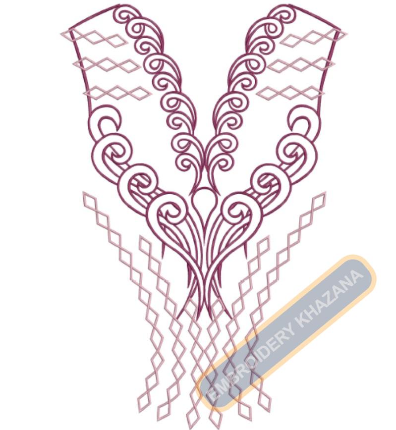 Sinead Stamper Solo Top Front Embroidery Design
