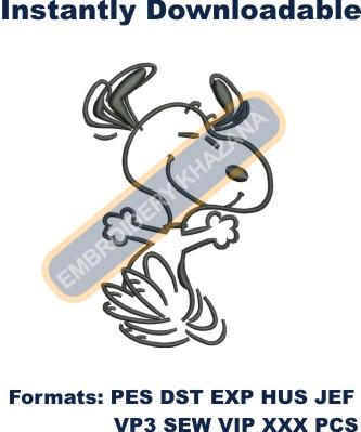 Snoopy Embroidery Design