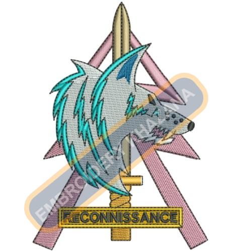 Special Reconnaissance Regiment Badge Embroidery Design