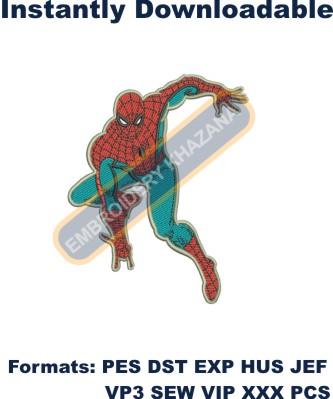 Spiderman Embroidery Design