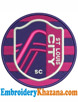 St Louis City Logo Embroidery Design