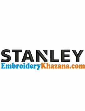 Stanley Hand Tools Logo Embroidery Design