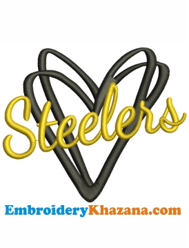 Steelers Logo Embroidery Design