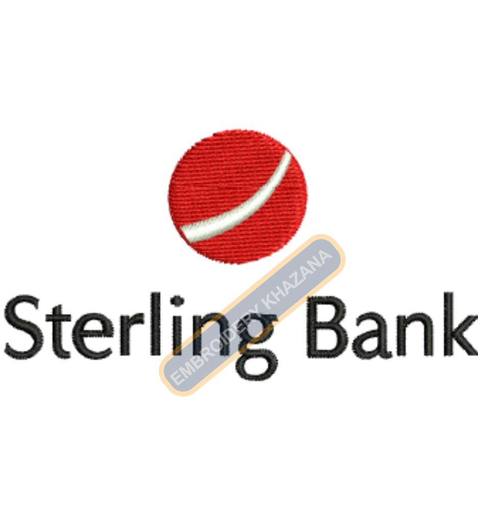Sterling Bank Embroidery Design