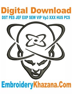 Stream Twisted Records Music Embroidery Design