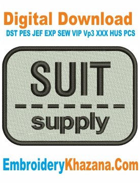 Suitsupply Embroidery Design