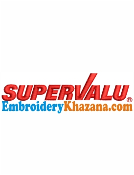 SuperValu Logo Embroidery Design