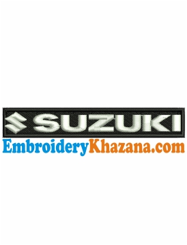 Suzuki Logo Embroidery Design