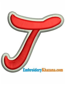 T 3D Puff Embroidery Design