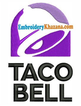 Taco Bell Embroidery Design