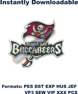 Tampa Bay Buccaneers Embroidery Design