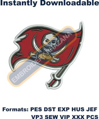 Tampa Bay Buccaneers Embroidery Design