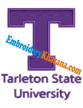 Tarleton State Texans Embroidery Design