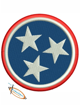 Tennessee Tristar Embroidery Design