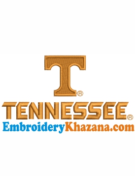 Tennessee Vols Football Embroidery Design