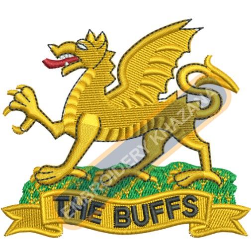 The Buffs Embroidery Design