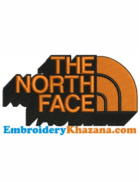 The North Face Embroidery Design