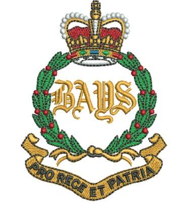 The Queens Bays Regiment Badge Embroidery Design